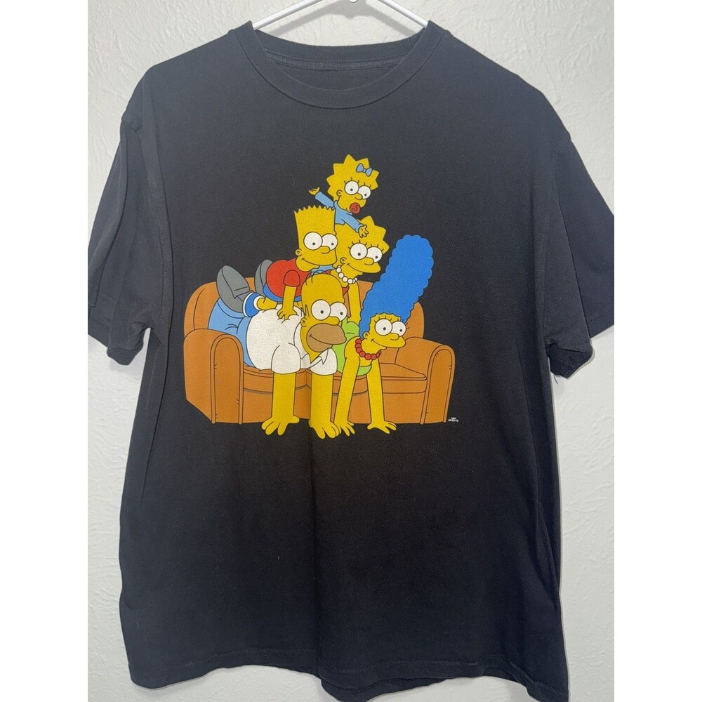 Men’s “The Simpsons Family” Graphic Tee FOX Large Black